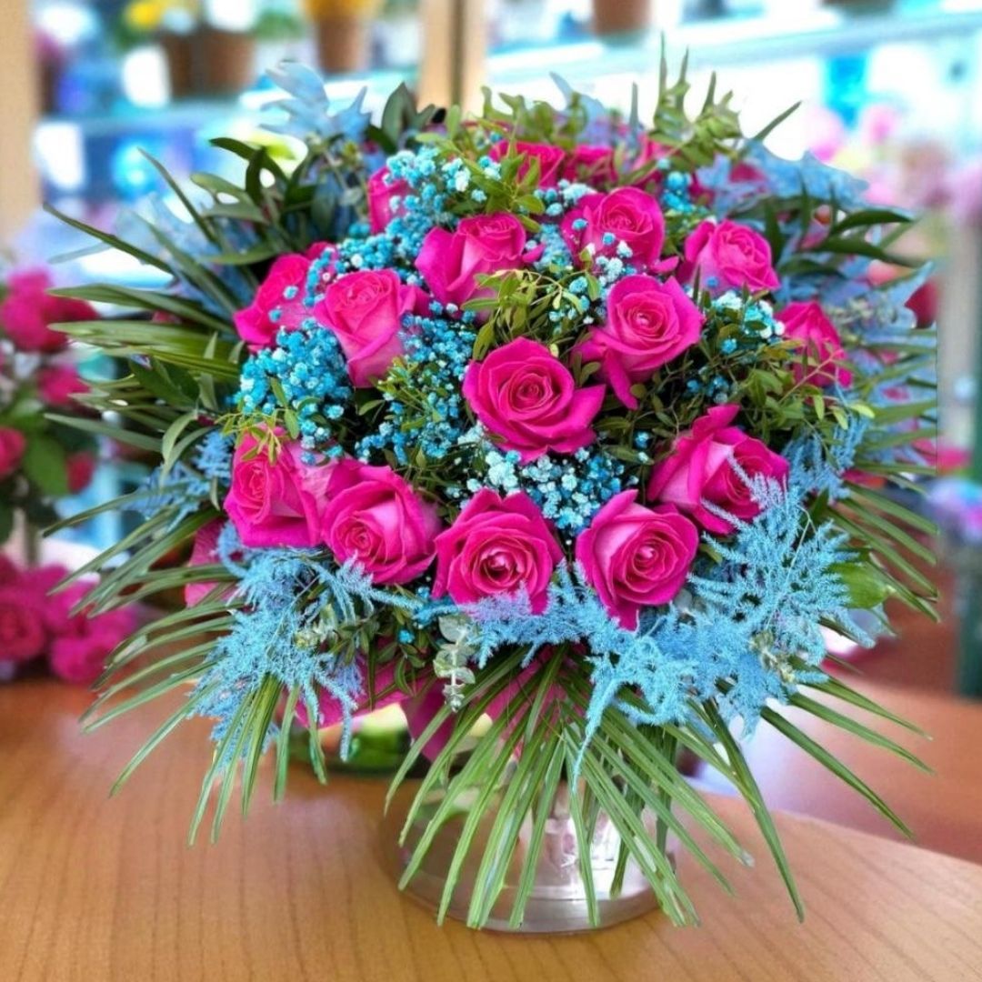 21 PINK ROSES