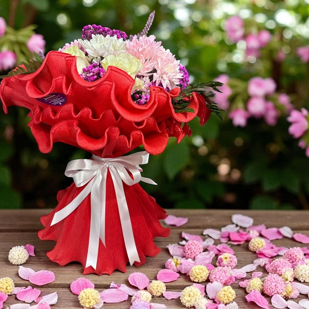 Ramo “Encanto Primaveral” – Flores frescas en tonos suaves