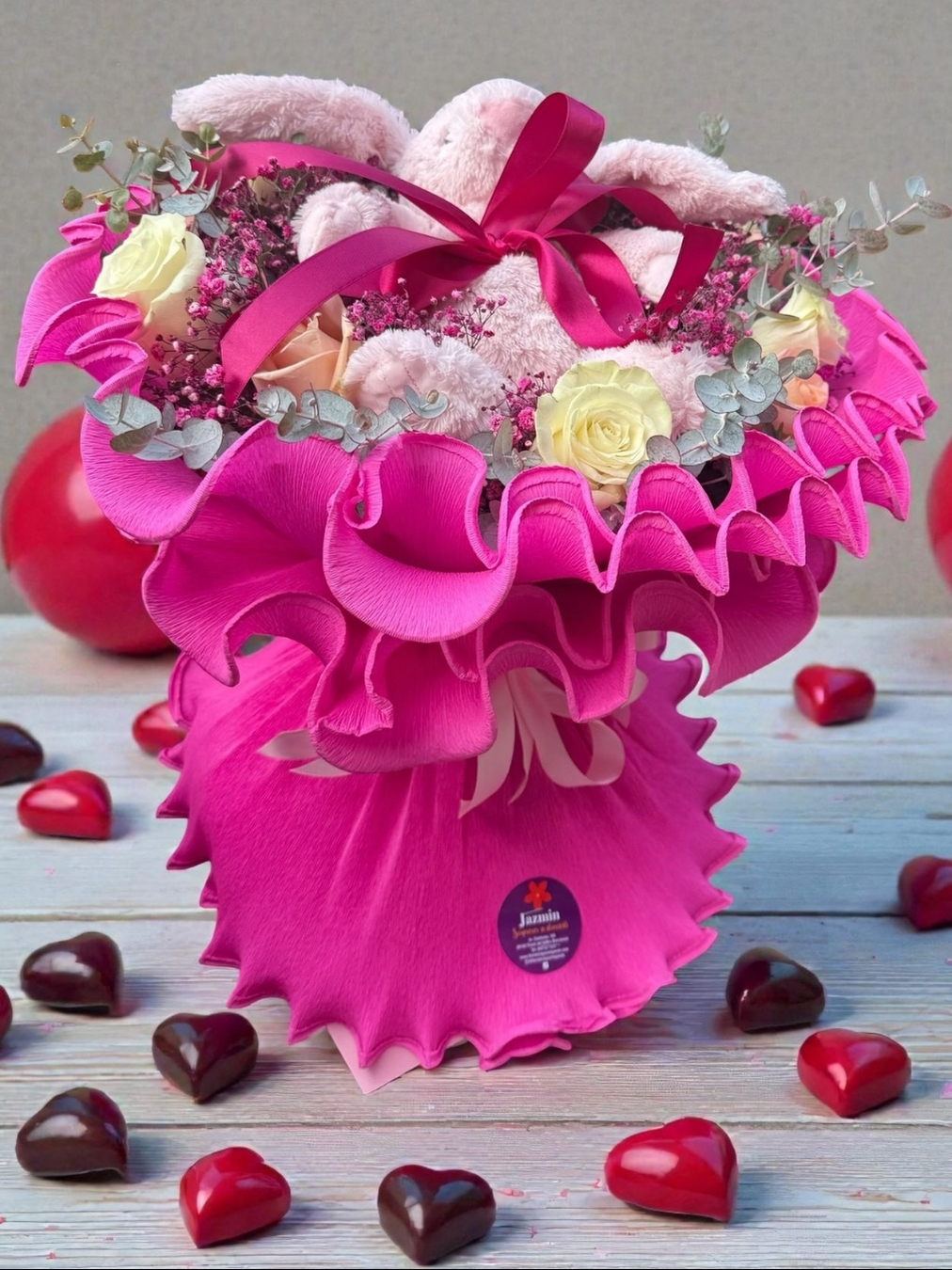 🌸 Ramo Dulce Abrazo Rosa